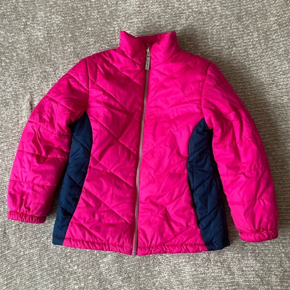 ZeroXposur Other - ZeroXPosur Winter Puffer Coat‎ Size 7/8 Hot Pink and Navy Winter Classic